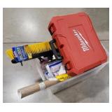 (TT) Box Lot Includes: Broom Head, 18-Volt Ryobi