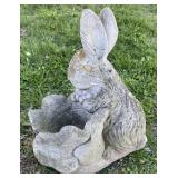 (AC) Concrete Bunny Planter Pot 16"