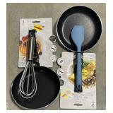 (ZZ) Care Kitchen Mini Frying Pan W/ Whisk.