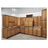 (WE) Sedona Chestnut Kitchen Set Solid Wood