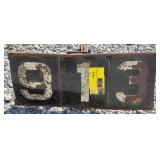 (BC) Steel Railroad Signs