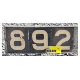 (BC) Steel Railroad Sign