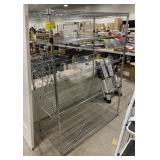 (ZZ)   Multi Tier Metal Wire Shelving Unit