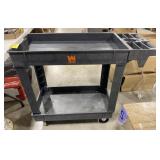 (ZZ)   Wen 2 Tier Rolling Utility CartApprox