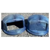 (AZ) Rubbermaid Trash Can Lids Appr 22x11.5 in
