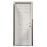 (WE) 30" 6-Panel LH Prehung Exterior Door