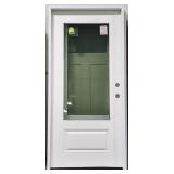 (WE) 36" Partial View RH Prehung Exterior