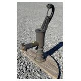 (AC) Vtg. Cast Iron Barrel Drink Dispenser 15?