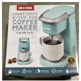 (ZZ) Art Cook Single Serve K Cup Coffee Maker.