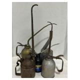 (AC) Lot Of Oiler Cans Some VintageIncludes