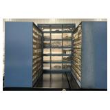 (AC) Lot Of 3 Blue Storage Organizer Bins And