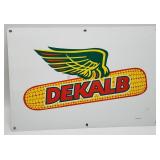 Vintage Double Sided Dekalb Seed Corn Adv Sign
