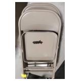 (V) Eight Steel Folding ChairsBidding 8× The