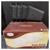 (V) Twin Pack 13" Flush Mount Ceiling Lights