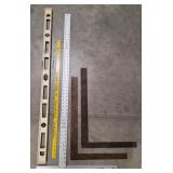 (V) Lot Includes: T Square, Two Measuring