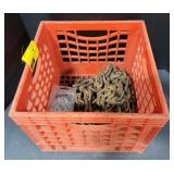 (V) Box Lot With Three Different Size Chains