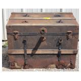 Metal And Wooden Chest