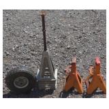 (AC) Jack Stands And Tire.