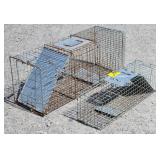 (AB) Live Animal Traps 24W x 7.5H & 32W x 12H
