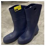 (ZZ)   Rubber Steel Toe Protective Work Boots,