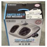 (X) Shiatus Air Foot Massager Still In Box.