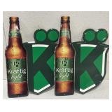 (QQ) Kräftig Light Beer Metal Signs, 16in x 13in