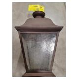 (AV) Mid Century Electric Lantern With Iced Glass