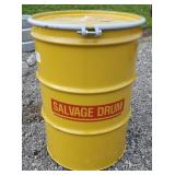(ZZ) Salvage Drum: Steel, 85 gal, Bolt Ring, 18