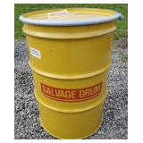 (ZZ) Salvage Drum: Steel, 85 gal, Bolt Ring, 18