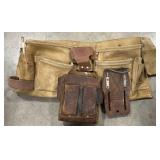 (AC) Lot Of 3 Leather Tool Pouches Includes