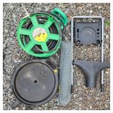 (AC) Oil Drip Pan 15qt, Pressure Hose Reel, Fence