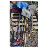 (V)Full Pallet Mostly Brooms & Shovels