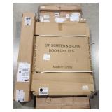 (ZZ) Adfors 24" Screen & Storm Door Grilles No.