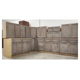 (WE) Winchester Grey Kitchen Set Solid Wood