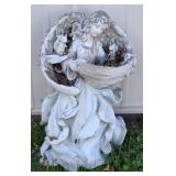 (K) Resin Angel Garden Statue 18" (Broken