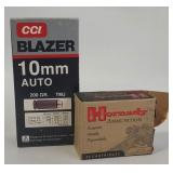 55 Rounds Of Mixed 10mm Ammunition