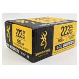 500 Rounds of .223 Rem 55gr FMJ Cartridges