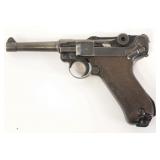 WWII German Mauser P08 Luger 9mm Semi-Auto Pistol