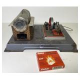 Wilesco D12 Model Steam Engine Including Esbit