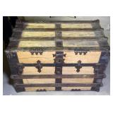 Vtg. Steamer Trunk Containing Assorted Model