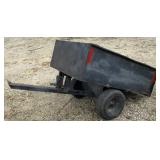 Metal Lawn Utility Trailer Approx 6x3x3ft