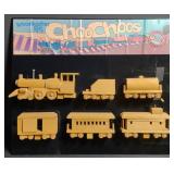 Vtg. Woodkrafter Kits Choo-Choos Wood Train Set