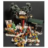 Lot of Ceramic Christmas Figurines