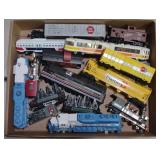 Lot of Toy Trains Including Shell Chemical,