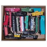 Lot of Toy Trains Including Union Pacific, Erie