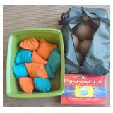 Game Accessory Including Bean Bags, Golf Balls, &