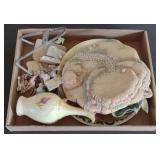 Porcelain Plates & Enesco Figurines