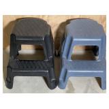 Plastic Step StoolsAppr 18x20x18 in