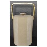 Georges Briard Suede Ice Bucket 13"