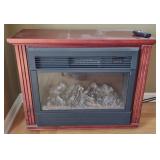 Heat Surge Electric Rolling Fireplace w/ Remote